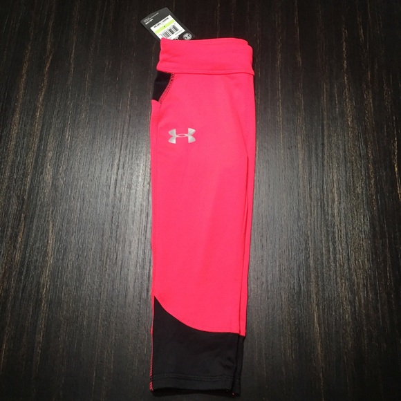 Under Armour Pink Studio Capri Leggings - Picture 4 of 8